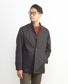 ダウンファブリックスタンドカラーブルゾン | 透湿 / 吸湿発熱 / ストレッチ