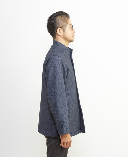 ダウンファブリックスタンドカラーブルゾン | 透湿 / 吸湿発熱 / ストレッチ 詳細画像 チャコールグレー 5