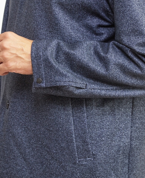 ダウンファブリックスタンドカラーブルゾン | 透湿 / 吸湿発熱 / ストレッチ 詳細画像 チャコールグレー 7