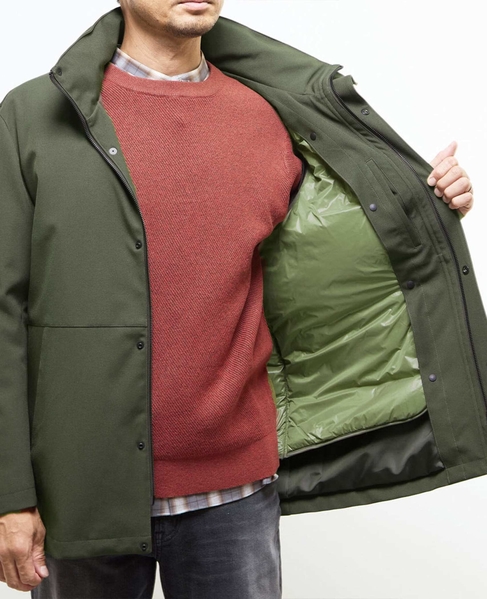 ボンディングツイルスタンドカラーブルゾン | 防風 詳細画像 カーキ 11