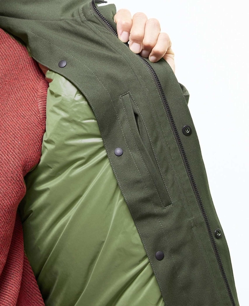 ボンディングツイルスタンドカラーブルゾン | 防風 詳細画像 カーキ 12