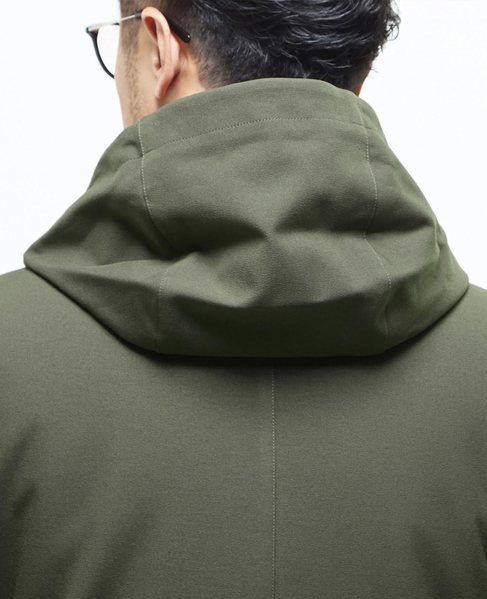 ボンディングツイルスタンドカラーブルゾン | 防風 詳細画像 カーキ 14