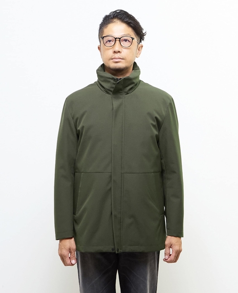 ボンディングツイルスタンドカラーブルゾン | 防風 詳細画像 カーキ 2