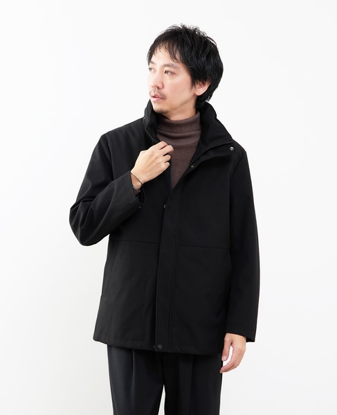 ボンディングツイルスタンドカラーブルゾン | 防風 詳細画像 カーキ 22