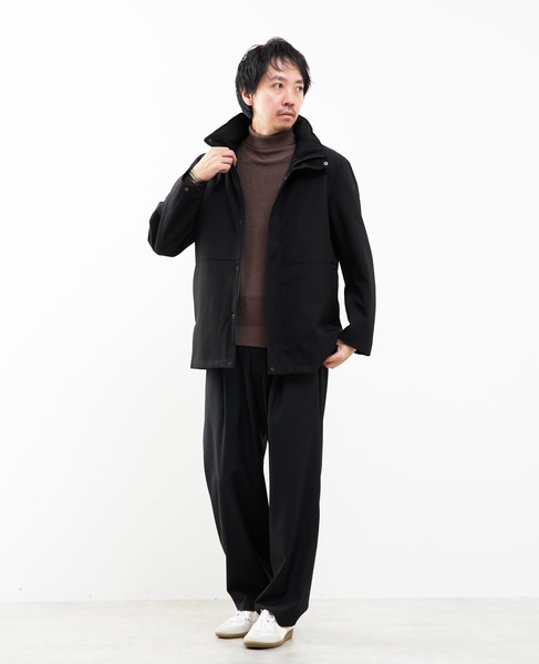 ボンディングツイルスタンドカラーブルゾン | 防風 詳細画像 カーキ 24