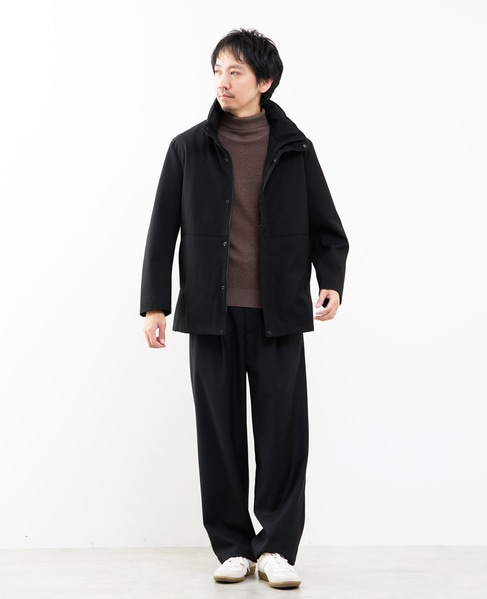 ボンディングツイルスタンドカラーブルゾン | 防風 詳細画像 カーキ 25