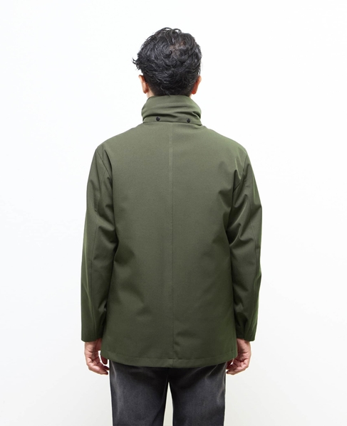 ボンディングツイルスタンドカラーブルゾン | 防風 詳細画像 カーキ 4