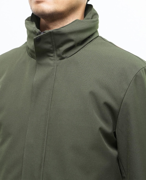 ボンディングツイルスタンドカラーブルゾン | 防風 詳細画像 カーキ 6