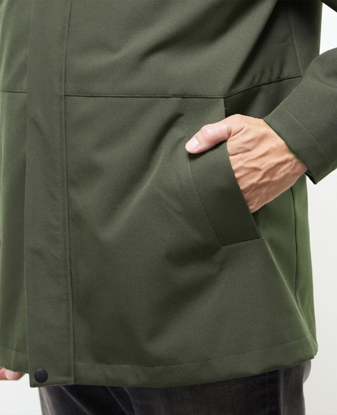 ボンディングツイルスタンドカラーブルゾン | 防風 詳細画像 カーキ 7