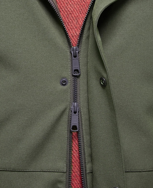 ボンディングツイルスタンドカラーブルゾン | 防風 詳細画像 カーキ 9