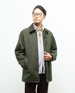 ボンディングツイルステンカラーブルゾン | 防風