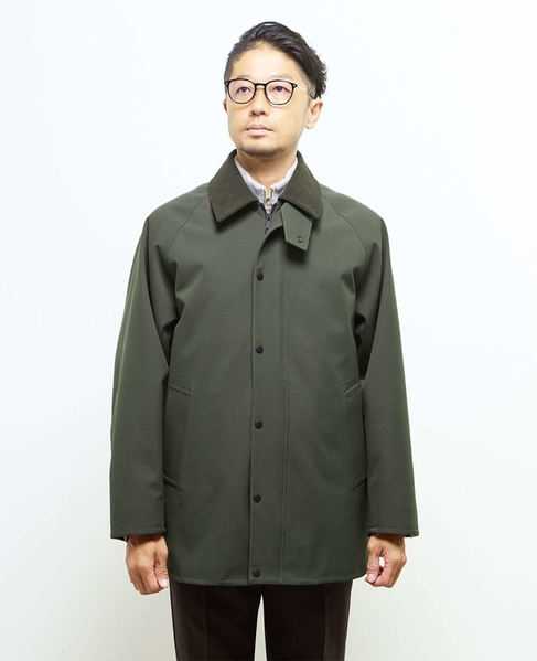 ボンディングツイルステンカラーブルゾン | 防風 詳細画像 カーキ 2