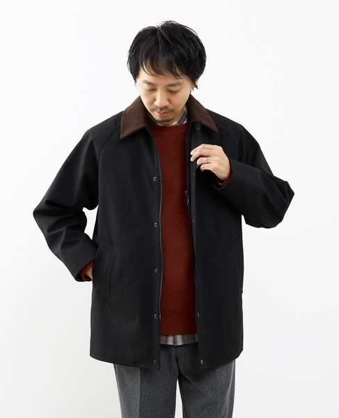 ボンディングツイルステンカラーブルゾン | 防風 詳細画像 カーキ 22