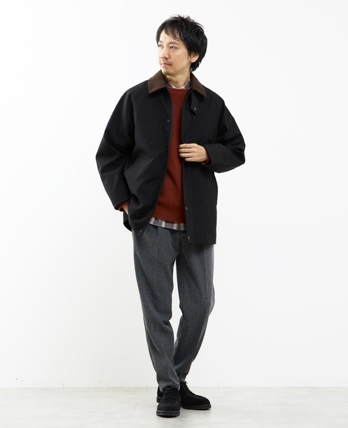 ボンディングツイルステンカラーブルゾン | 防風 詳細画像 カーキ 23