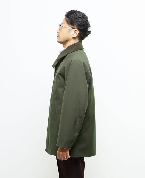 ボンディングツイルステンカラーブルゾン | 防風 詳細画像 カーキ 3