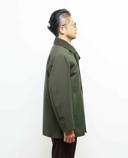ボンディングツイルステンカラーブルゾン | 防風 詳細画像 カーキ 5