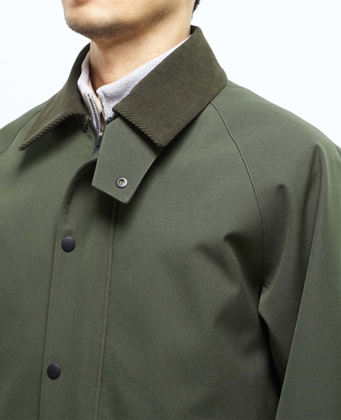 ボンディングツイルステンカラーブルゾン | 防風 詳細画像 カーキ 6