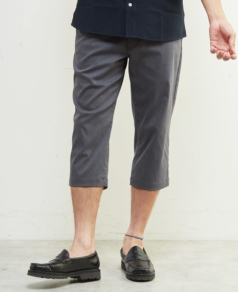 メランジハイパーストレッチクロップドパンツ 詳細画像 ライトグレー 22