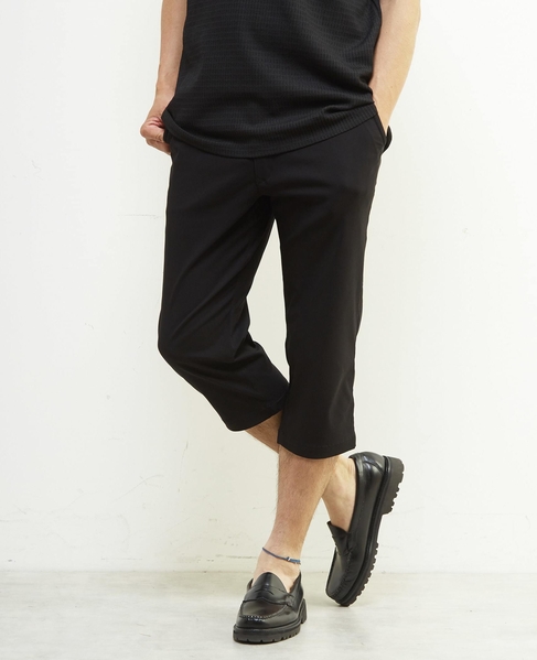 メランジハイパーストレッチクロップドパンツ 詳細画像 ライトグレー 27