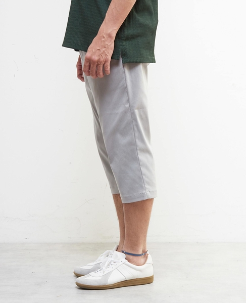 メランジハイパーストレッチクロップドパンツ 詳細画像 ライトグレー 3