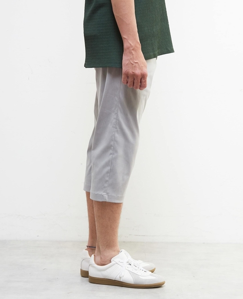 メランジハイパーストレッチクロップドパンツ 詳細画像 ライトグレー 5