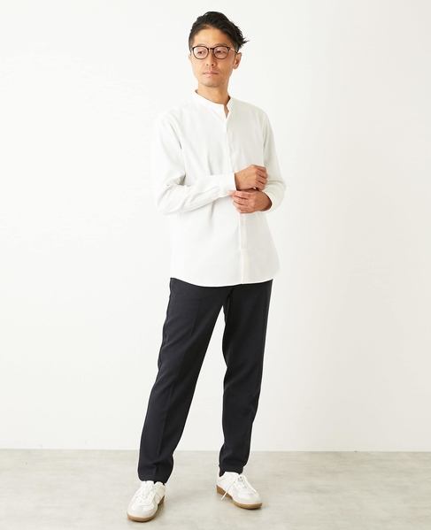 ウーリービシュウ ドビーコンフォートイージーパンツ(セットアップ可) 詳細画像 グレー 26