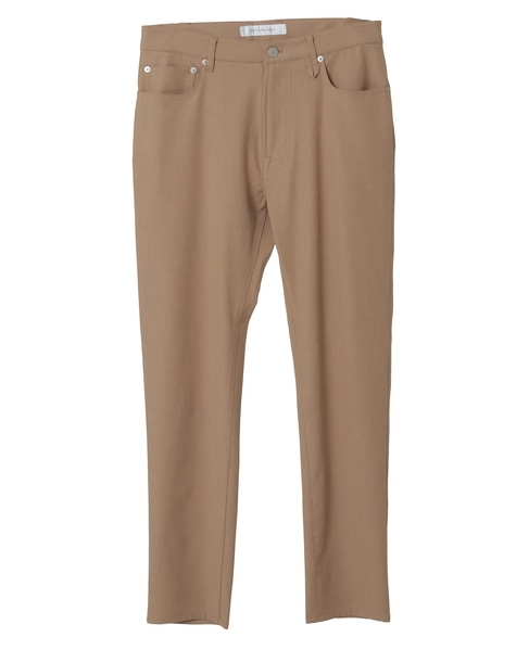 ハイファンクションツイル スリムテーパード5ポケットパンツ 詳細画像 シャンブレーネイビー 10