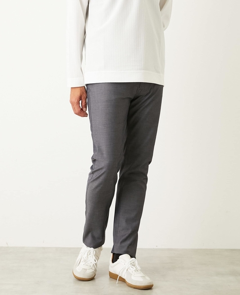 ハイファンクションツイル スリムテーパード5ポケットパンツ 詳細画像 シャンブレーネイビー 14