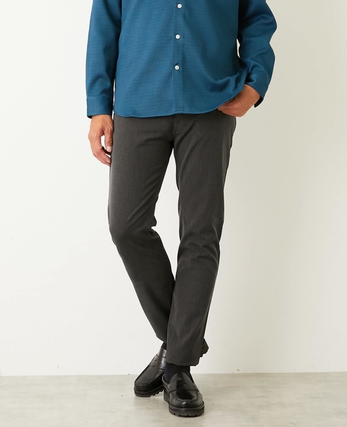 ハイファンクションツイル スリムテーパード5ポケットパンツ 詳細画像 シャンブレーネイビー 20