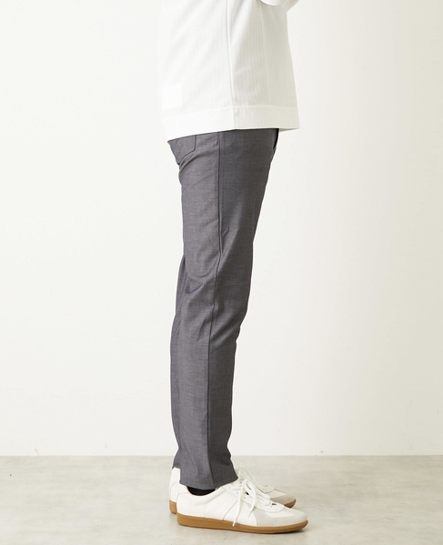 ハイファンクションツイル スリムテーパード5ポケットパンツ 詳細画像 シャンブレーネイビー 5