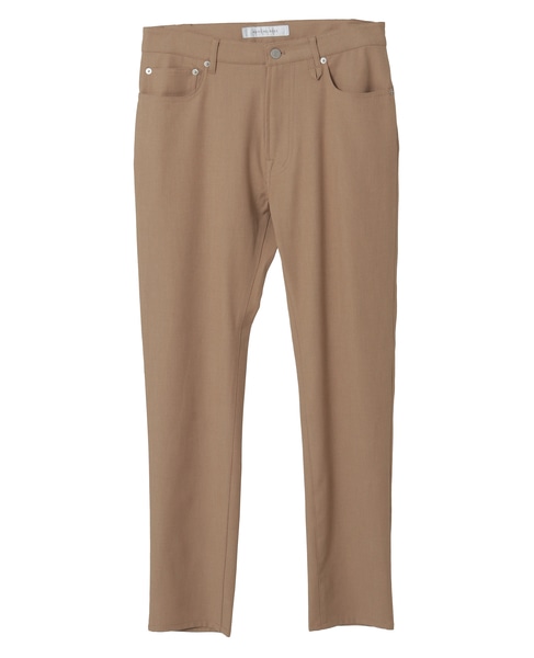 ハイファンクションツイル スリムテーパード5ポケットパンツ 詳細画像 ベージュ 2