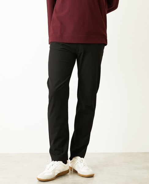 ハイファンクションツイル スリムテーパード5ポケットパンツ 詳細画像 ブラック 1