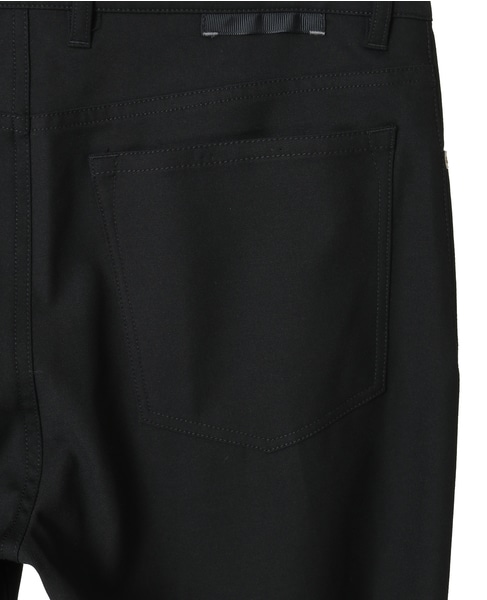 ハイファンクションツイル スリムテーパード5ポケットパンツ 詳細画像 ブラック 7