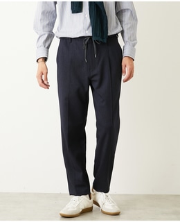 ラナテックヘリンボーン | クリースステッチテーパードパンツ