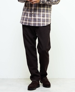 アクティブテックコーデュロイ ワンプリーツイージーテーパードパンツ