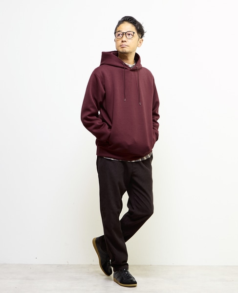 アクティブテックコーデュロイ ワンプリーツイージーテーパードパンツ 詳細画像 アイボリー 25