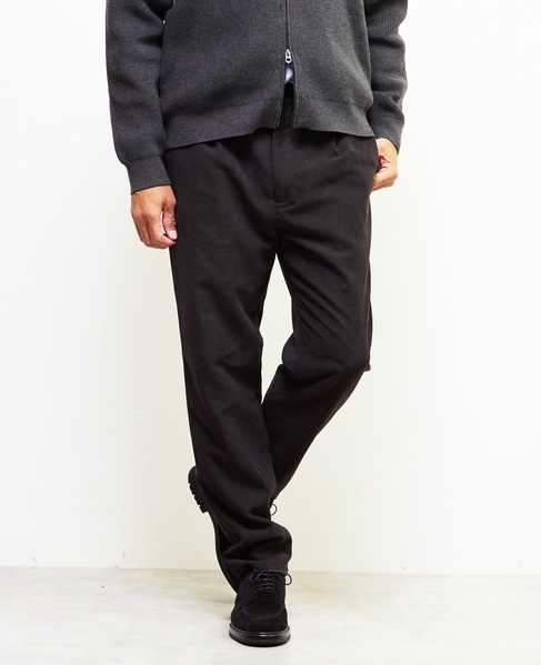 アクティブテックコーデュロイ ワンプリーツイージーテーパードパンツ 詳細画像 アイボリー 27