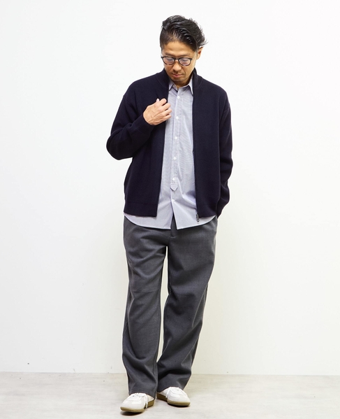 TWダブルクロスワイドパンツ | イージーケア / ウォッシャブル 詳細画像 ベージュ 21