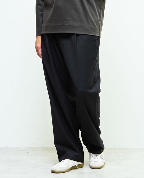 TWダブルクロスワイドパンツ | イージーケア / ウォッシャブル 詳細画像 ベージュ 25