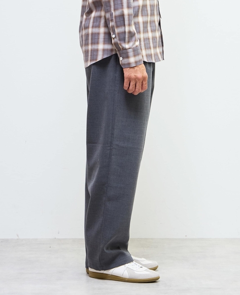 TWダブルクロスワイドパンツ | イージーケア / ウォッシャブル 詳細画像 ベージュ 5