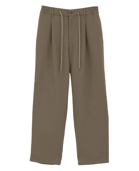 TWダブルクロスワイドパンツ | イージーケア / ウォッシャブル 詳細画像 ベージュ 6