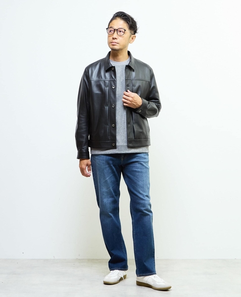 スリムテーパードストレッチデニム 詳細画像 インディゴ 16