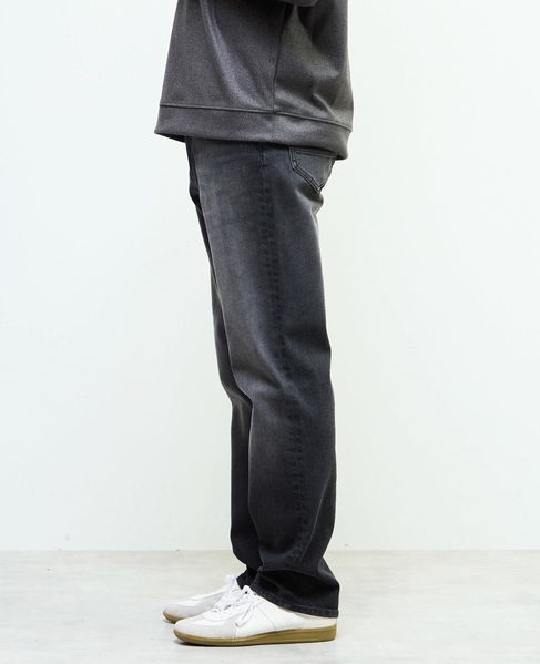 スリムテーパードストレッチデニム 詳細画像 インディゴ 3