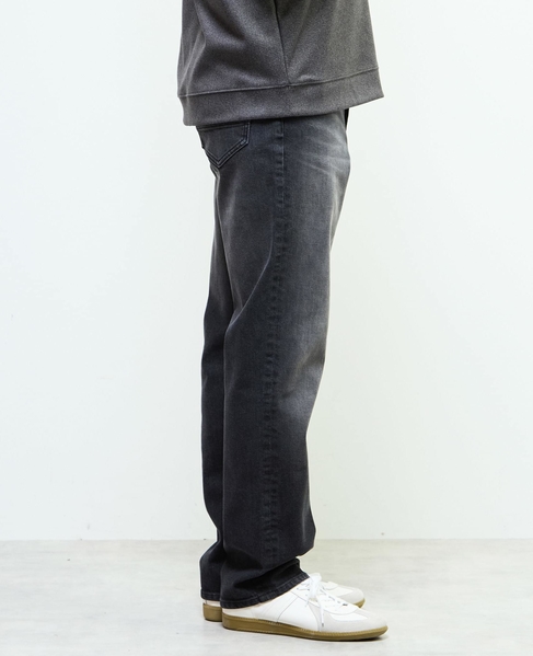 スリムテーパードストレッチデニム 詳細画像 インディゴ 5