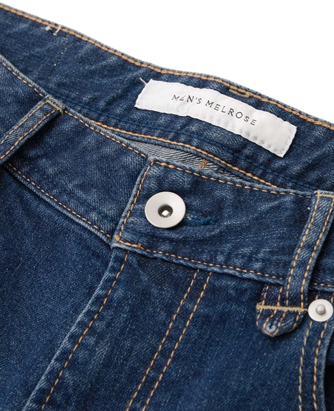 スリムテーパードストレッチデニム 詳細画像 インディゴ 7