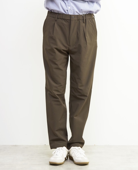 ストームフリースワンプリーツイージーパンツ | ストレッチ/撥水/透湿/防シワ/ウォッシャブル 詳細画像 ブラウン 2