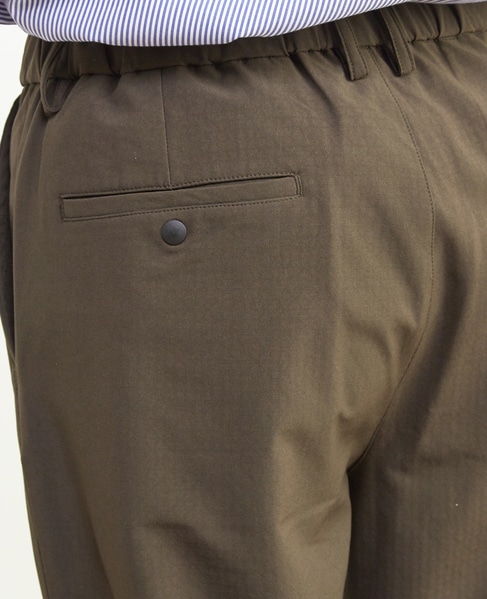 ストームフリースワンプリーツイージーパンツ | ストレッチ/撥水/透湿/防シワ/ウォッシャブル 詳細画像 ブラウン 8