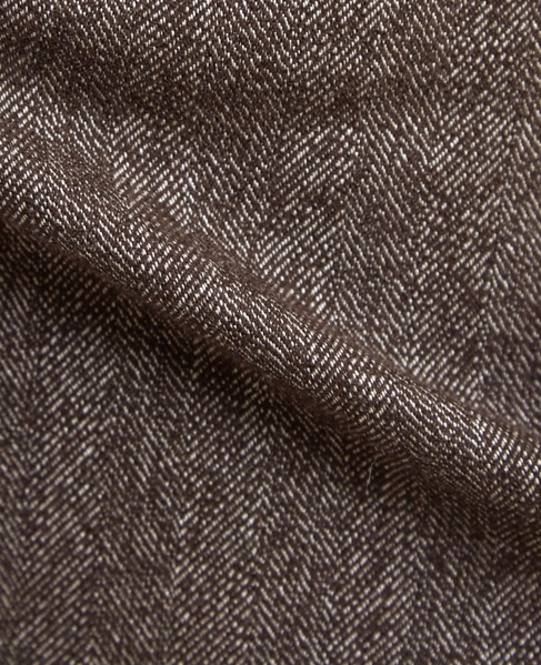 ソフトサーモヘリンボーンスリムテーパード5ポケットパンツ 詳細画像 グレー 11