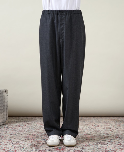 【1978 MEN'S MELROSE】イージーワイドパンツ 詳細画像 チャコールグレー 2