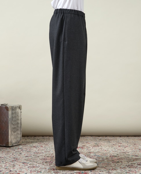 【1978 MEN'S MELROSE】イージーワイドパンツ 詳細画像 チャコールグレー 5